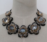 High Quality Luxury Crystal Costume Jewelry Chunky Choker Necklace (JE0159)
