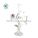 Glass Candle Holders for Wedding Decoration (9*18*31)