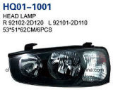 Head Lamp Assembly Fits Hyundai Avante Elantra 2002-2003#OEM 92102-2D120/92101-2D110