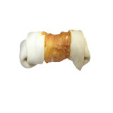 Petmate Chicken Wrap White Rawhide Knot Dog Snack Chews