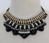 Fashion Ladies Crystal Charm Choker Necklace Collar (JE0098)