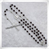 Glass Beads Rosary, Religious Rosary Beads (IO-cr289)