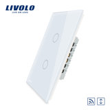Livolo Us Standard Vertical Two Gang Remote Curtain Switch Vl-C502wr-11/12