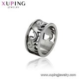 15583 Xuping Silver Color Ring Settings Without Stones, Latest Ring Designs, Dubai Imitation Jewelry