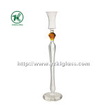 Single Glass Candle Holder for Decoration (8.5*8.5*37)