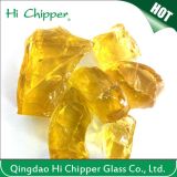Yellow Glass Rock for Garden Decoration