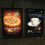 Coffee Advertising LED Light Box for Fast Food Restaurant with Menu Board