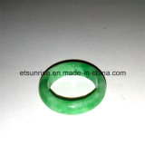Semi Precious Stone Green Jade Ring