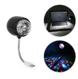 Night Lights USB Magic Ball Stage Effect Lighting 3W RGB LED Stage Lamps 100-240V Crystal Change Colour Lamp Party Disco Club DJ Light