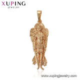 33628 Fashion Lively Human 18K Gold-Plated Imitation Jewelry Pendant Chain in Environmental Copper