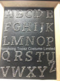 Top Quality Customize Stickers Hotfix Shining Pointback Rhinestone Stickers Iron on Letter Patches (HF-Letter)