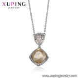 43798 Xuping Necklace Crystals From Swarovski White Gold Jewelry