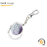 Promotion Gift Customized Metal Foldable Purse Crystal Bag Hanger