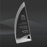 Ergo Sail Crystal Award (JC-1030S, JC-1030L)