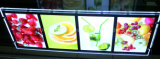 Window Display Double Side Crystal Acrylic Fruit Menu LED Light Box (CDH03-A4PX4)