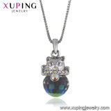 Necklace-00419 Xuping Lucky Cat Necklace, Crystals From Swarovski Schmuck Designed Jewelry