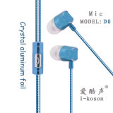 Custom Design Fashion Style in-Ear Circular Color Headphone