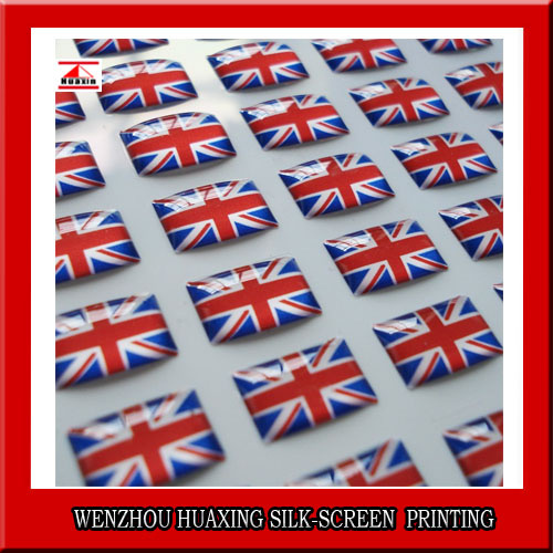 Custom Embossed Dome Sticker for Promotion