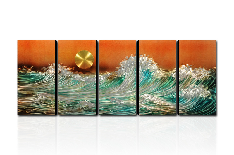 Modern Metal Artworks for Decoration - Rising Sun (CHB6015044)