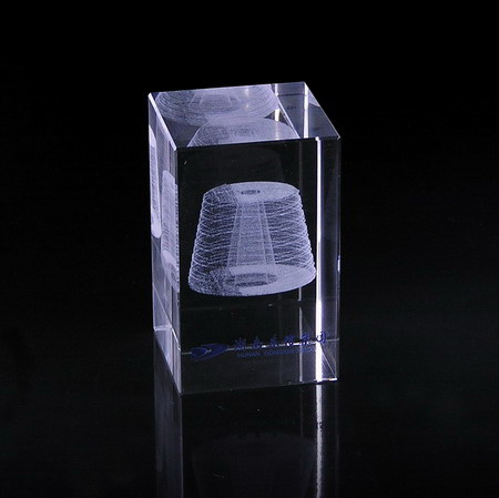 Crystal 3D Inner Laser for Table Decoration Holiday Gifts