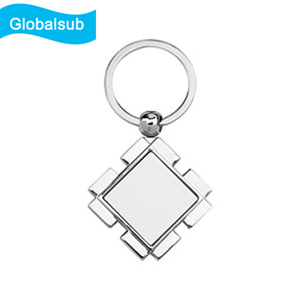 Blank Metal Sublimation Printing Coated Keyring
