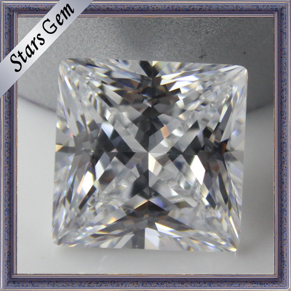 Princess Cut Synthetic Cubic Zirconia Gemstone (STG-030)