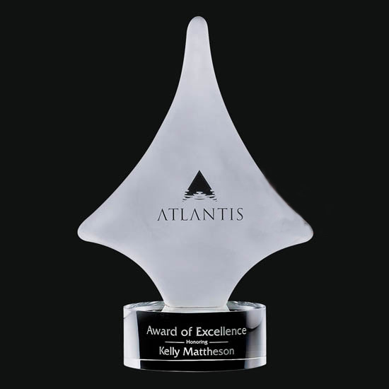 Tree Shape Crystal Award Gift