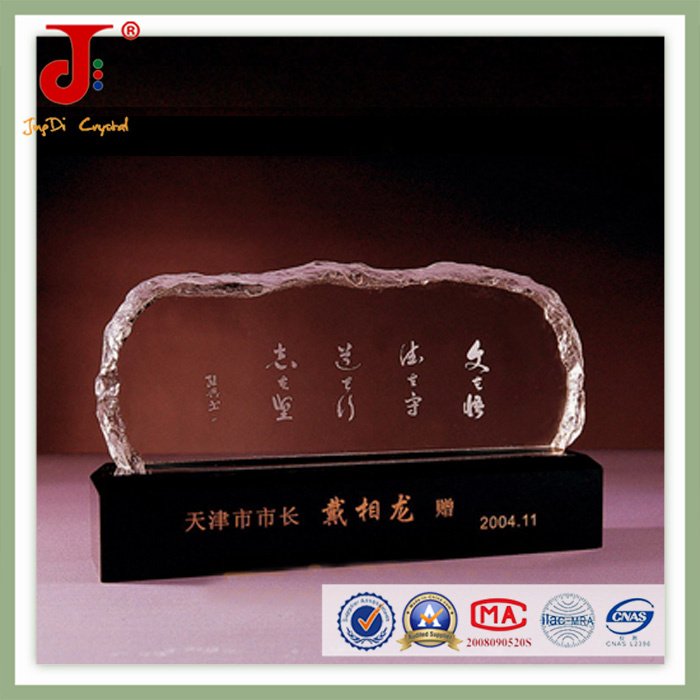 Iceberg Shape Pure High Quality K9 Crystal Award (JD-CB-318)