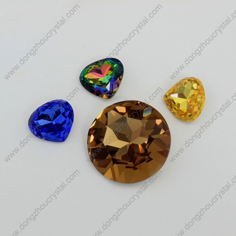 Various Shapes and Color Fancy Stones