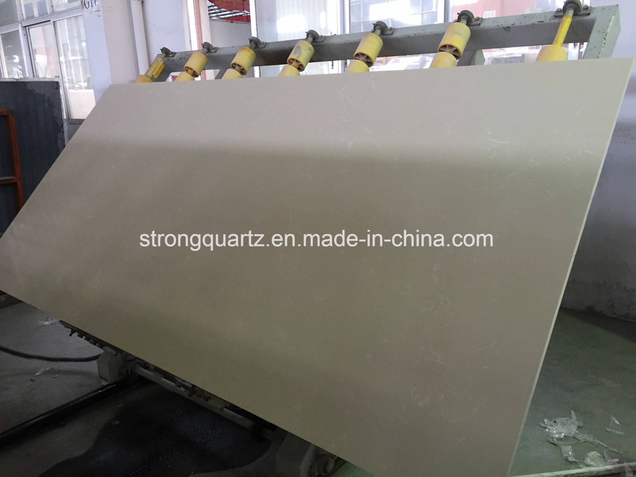 Strongquartz Saanna Engineered Quartz Stone Slabs for Kitchen Countertops and Bathroom Vanity Tops
