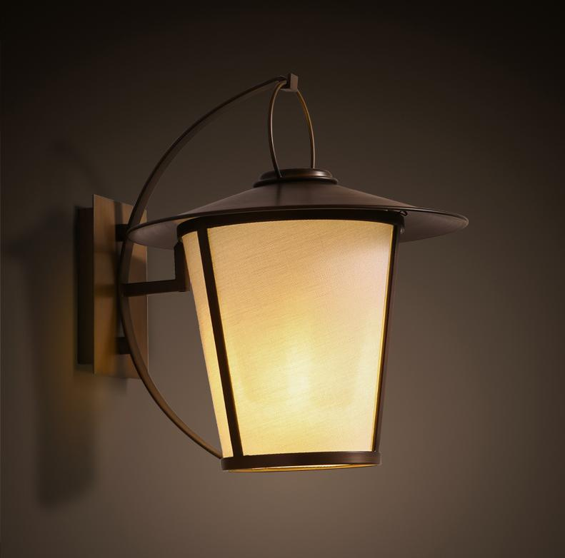 Metal Glass Wall Lamp (WHW-056)