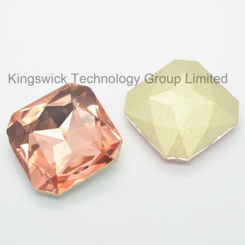 Crystal Square Octagonal Point Back Rhinestones