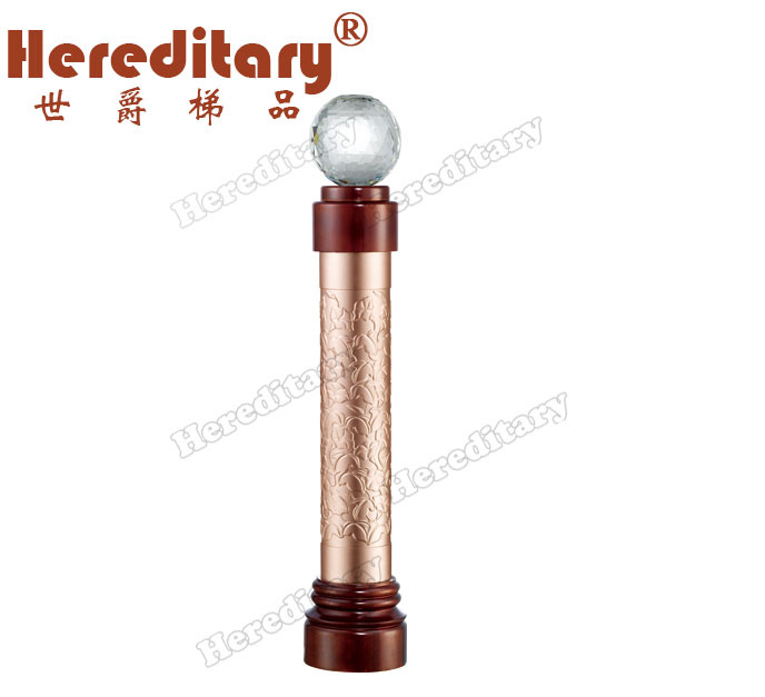 Aluminum and Wood Start Balustrade for Staircase (SJ-918)