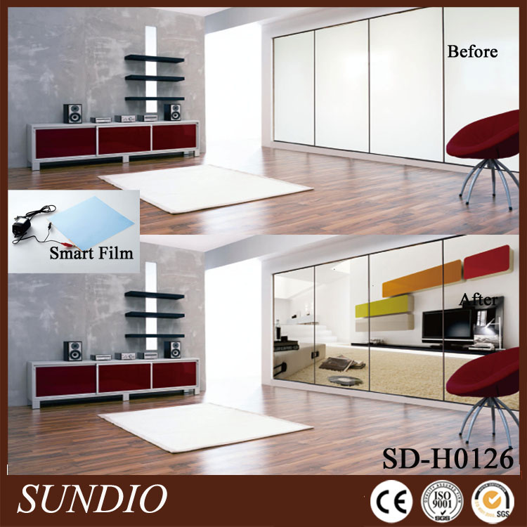 Bedroom Partition Privacy Smart Glass with Smart Film Electric