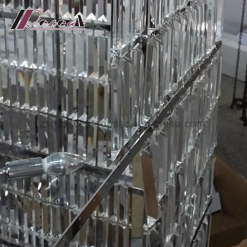 Modern Luxury Crystal Candle Pendant Lamp Chandelier for Hotel