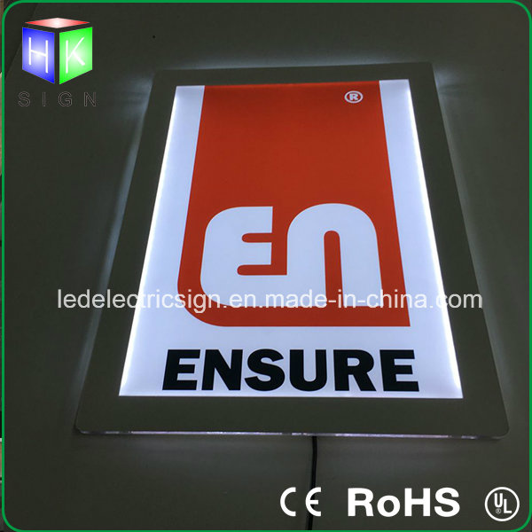 6mm Ultra-Thin Crystal LED Advertising Energy Saving Light Box