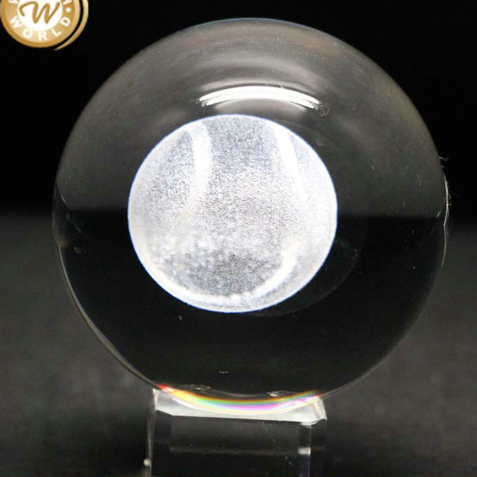 100mm Ball 3D Laser Engraved Crystal for Engraving