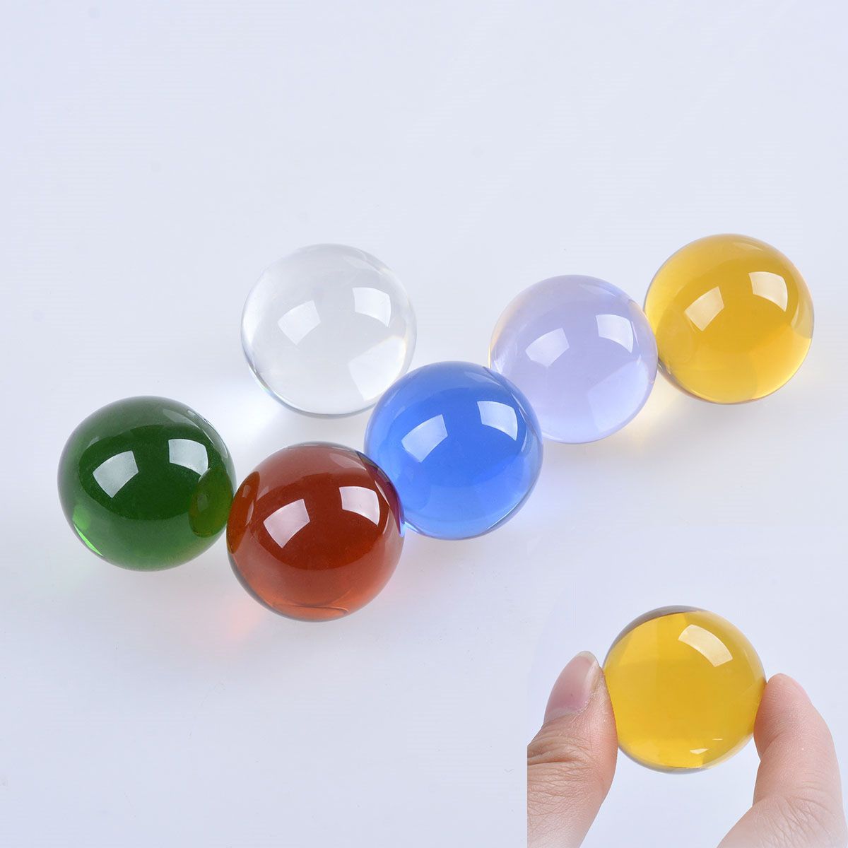 30mm Small Crystal Muti Color Glass Ball for Decoration
