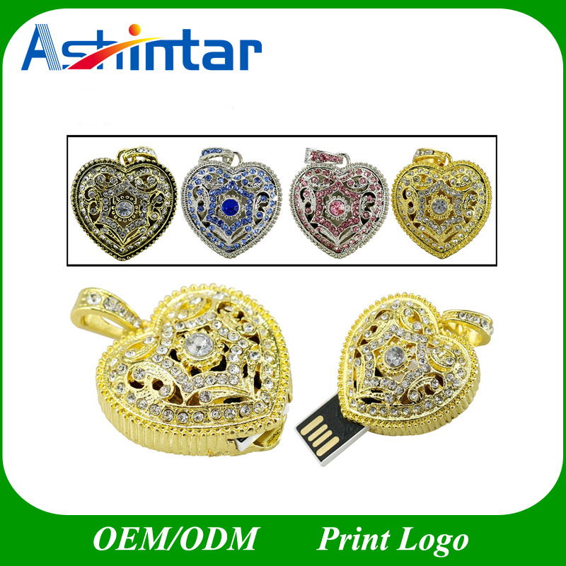 Crystal Flash Memory Thumbdrive Jewelry USB Flash Drive