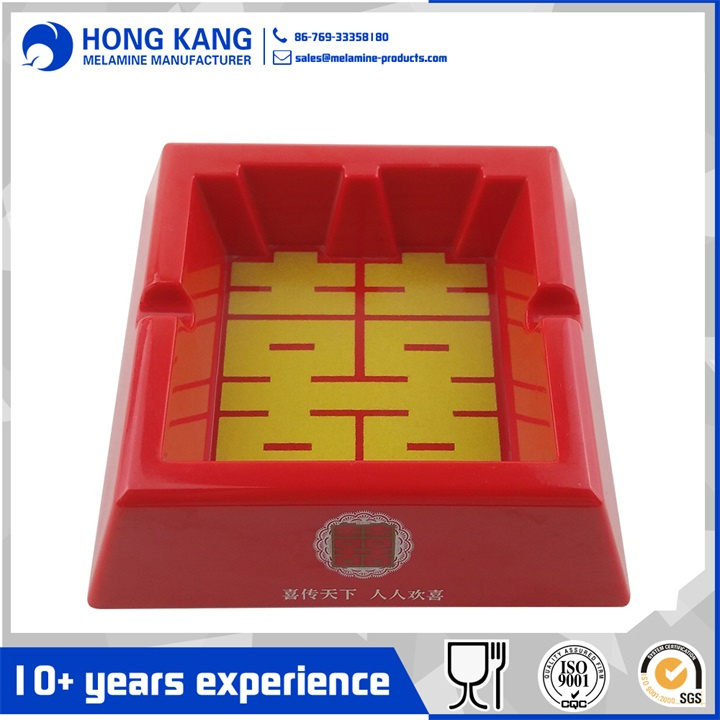 Customized Smokeless Portable Melamine Windproof Ashtray