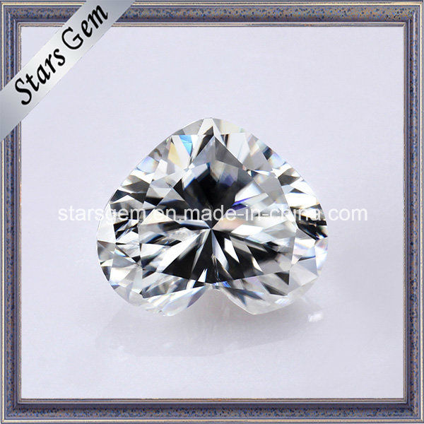 Super White Heart Shape Moissanite Diamond Loose Stone