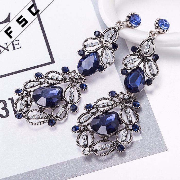 Silver Plated Fashion Jewellery Geometrical Shape Alloy Women Earrings