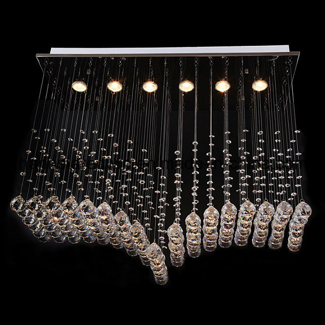 Crystal LED Pendant Lighting for Dining Room