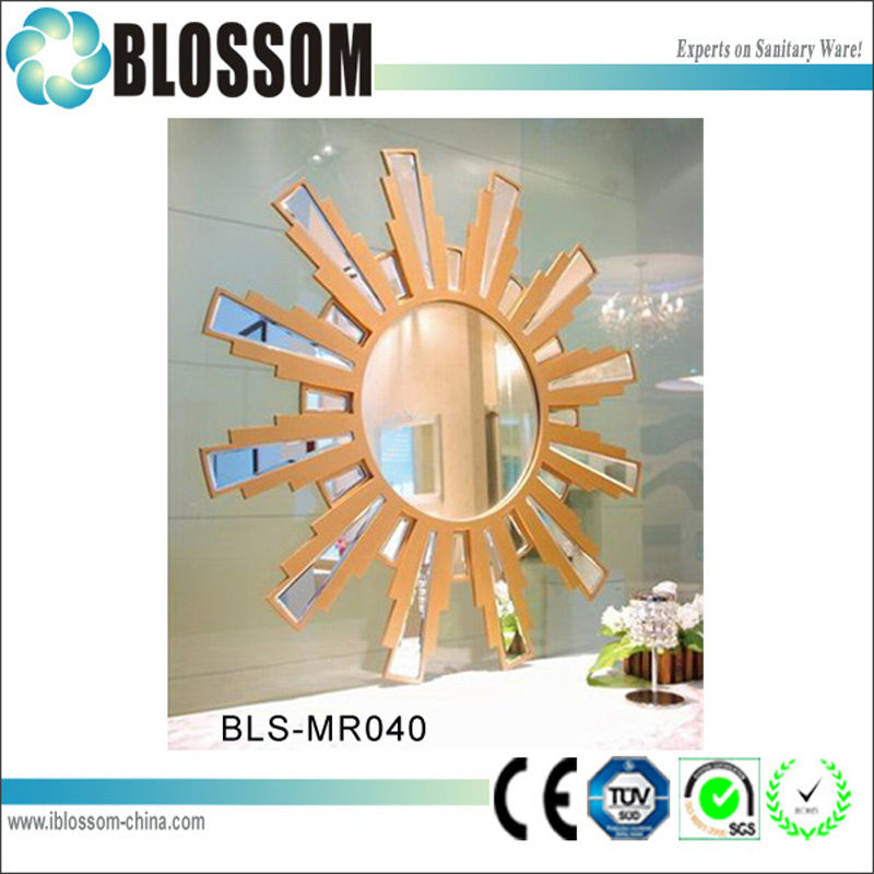 Wall Hanging Living Room Decorative Mirror MDF Frame Wall Mirror