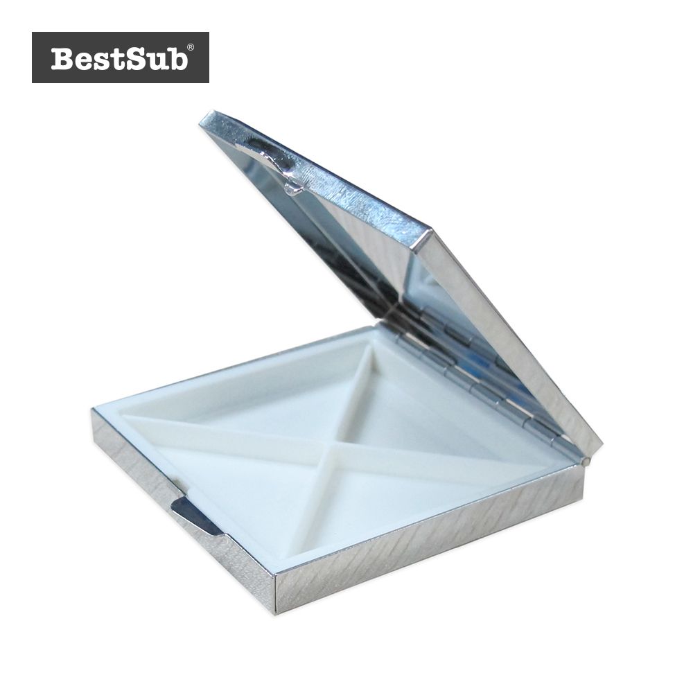 Bestsub Sublimation Square Zinc Alloy Pill Box (BYH02)