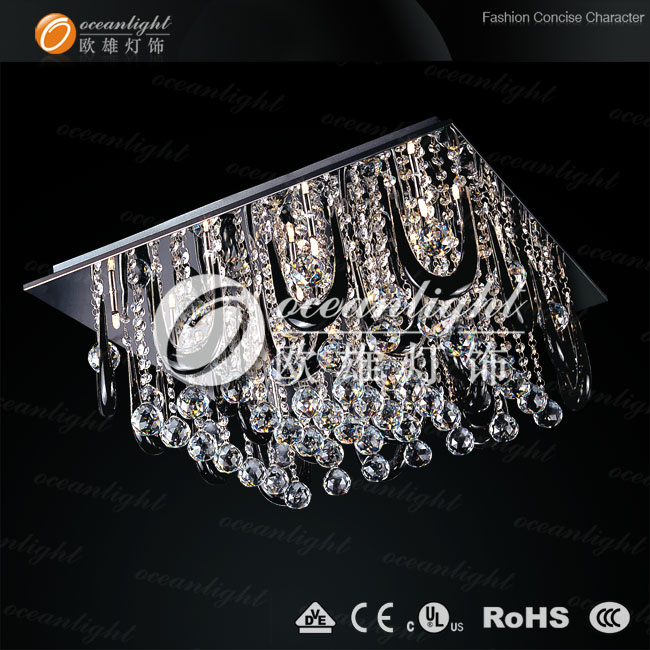 Ceiling Crystal Chandelier Pendant Lighting (OM304 Square L60 W60cm)