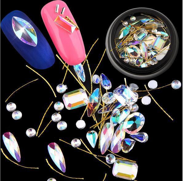 Wholesale Nail Art Shining Design Gems Decoration Crystal Rhinestone for Nail Art