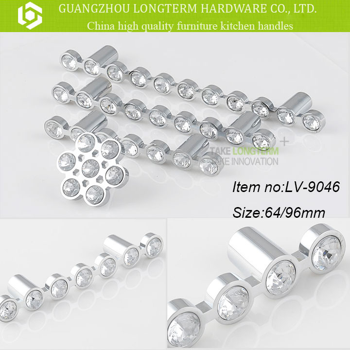 Wholesale Knobs and Pulls Crystal Cabinet Handles