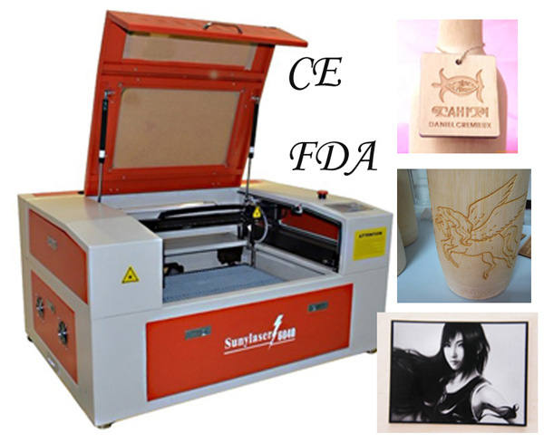 Small Size Laser Engraving Machine for Bottle with Rotary