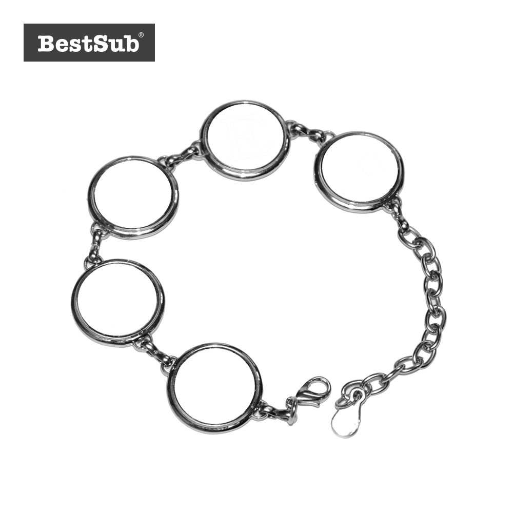 Bestsub Sublimation Zinc Alloy Personalized Fashion Bracelet (SL04)